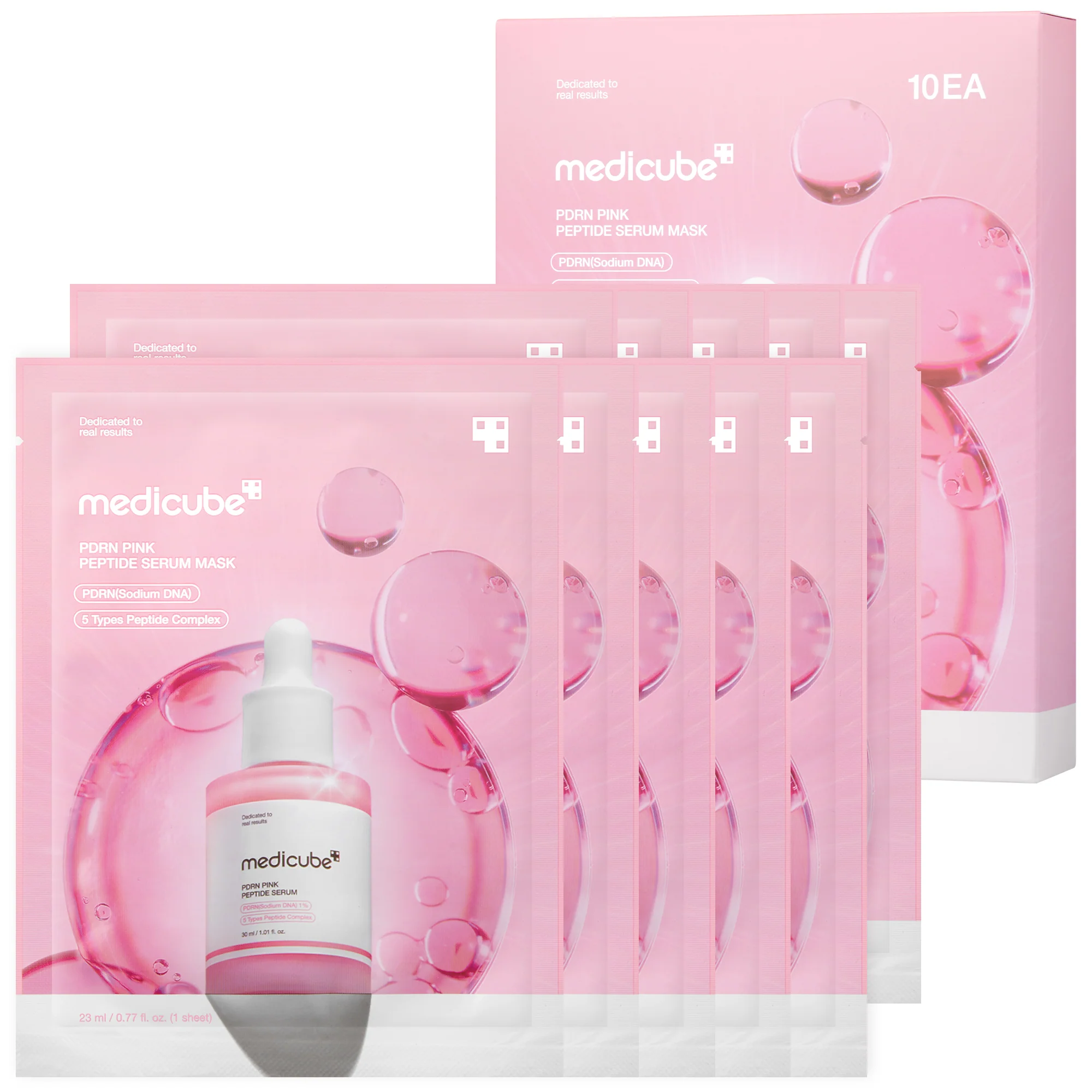 Medicube PDRN Pink Peptide Ampoule Mask