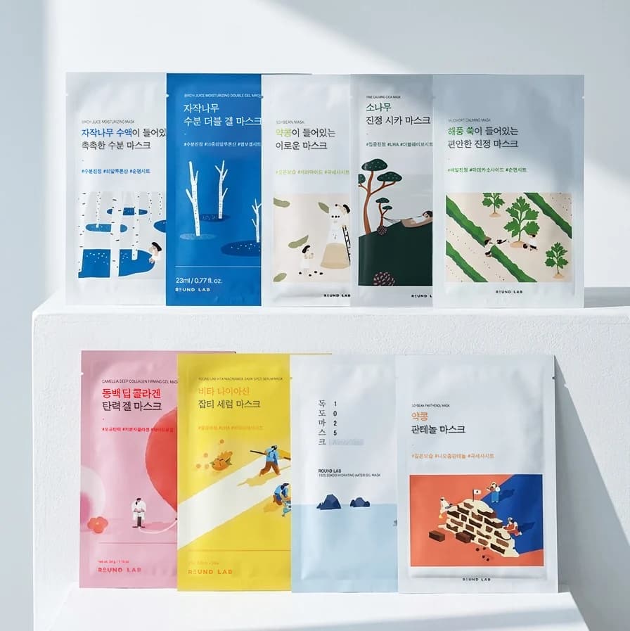 Round Lab Round Lab Sheet Mask Sampler - 9pc