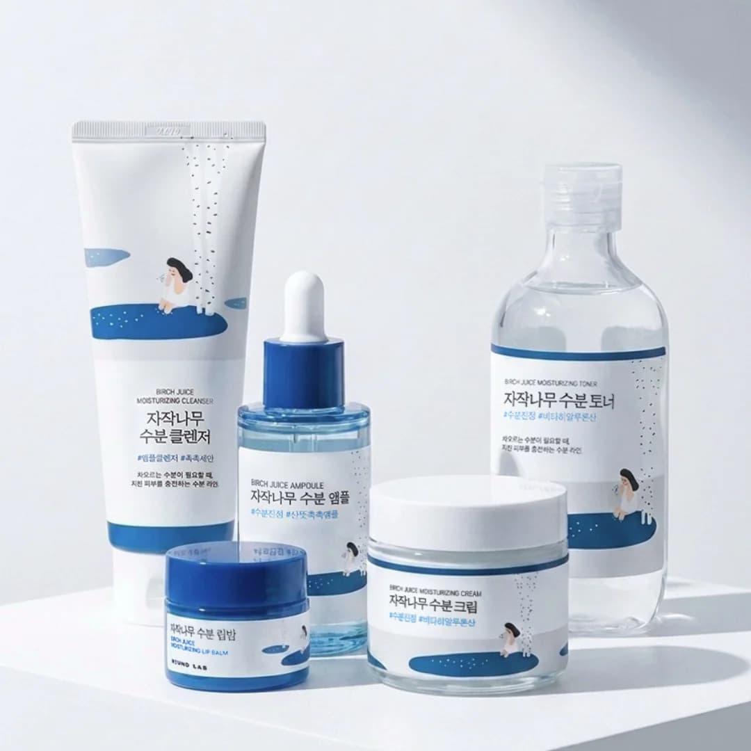 Round Lab Birch Clear and Balanced Skin Routine