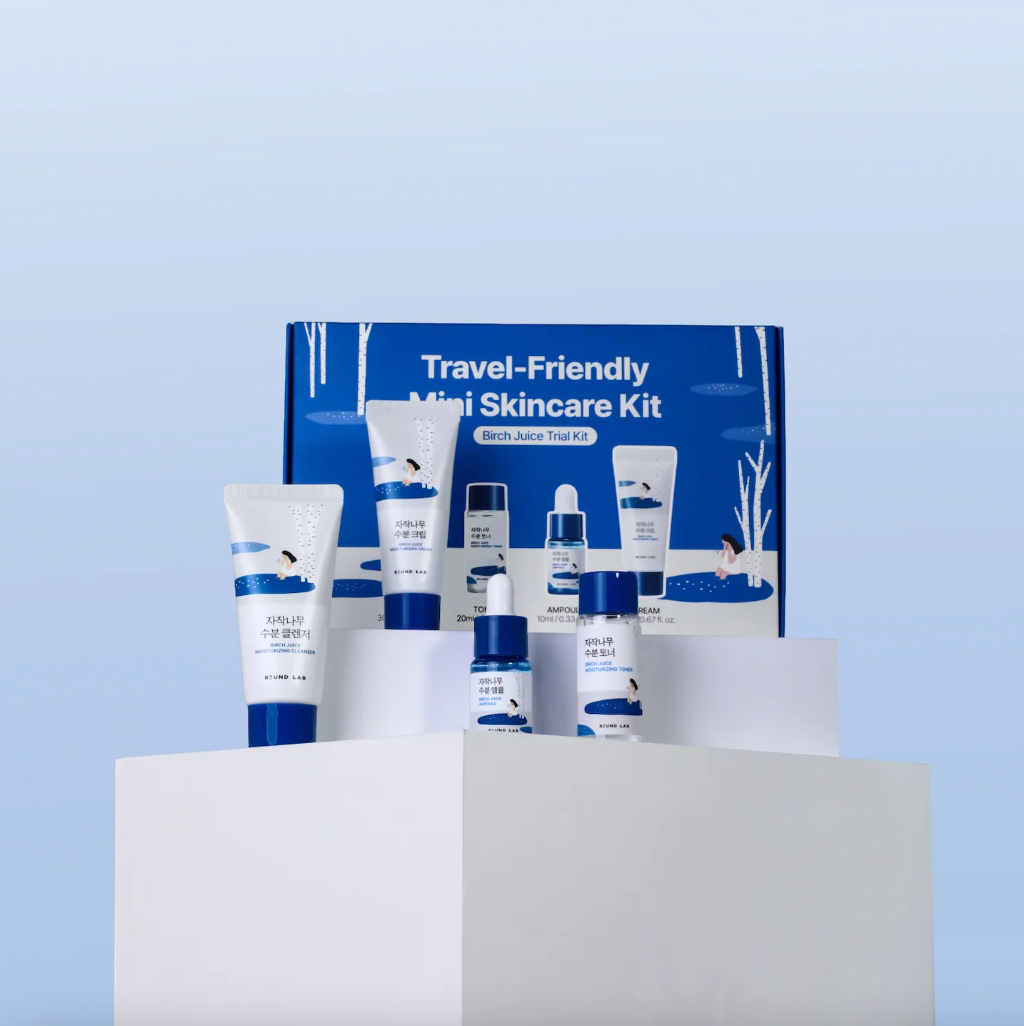 Round Lab Birch Moisturizing Travel Routine Trial Kit