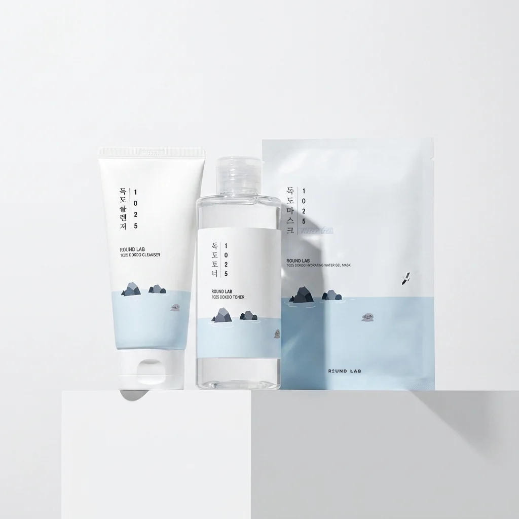 Round Lab 1025 Dokdo Cleanser + Dokdo Toner 200ml
