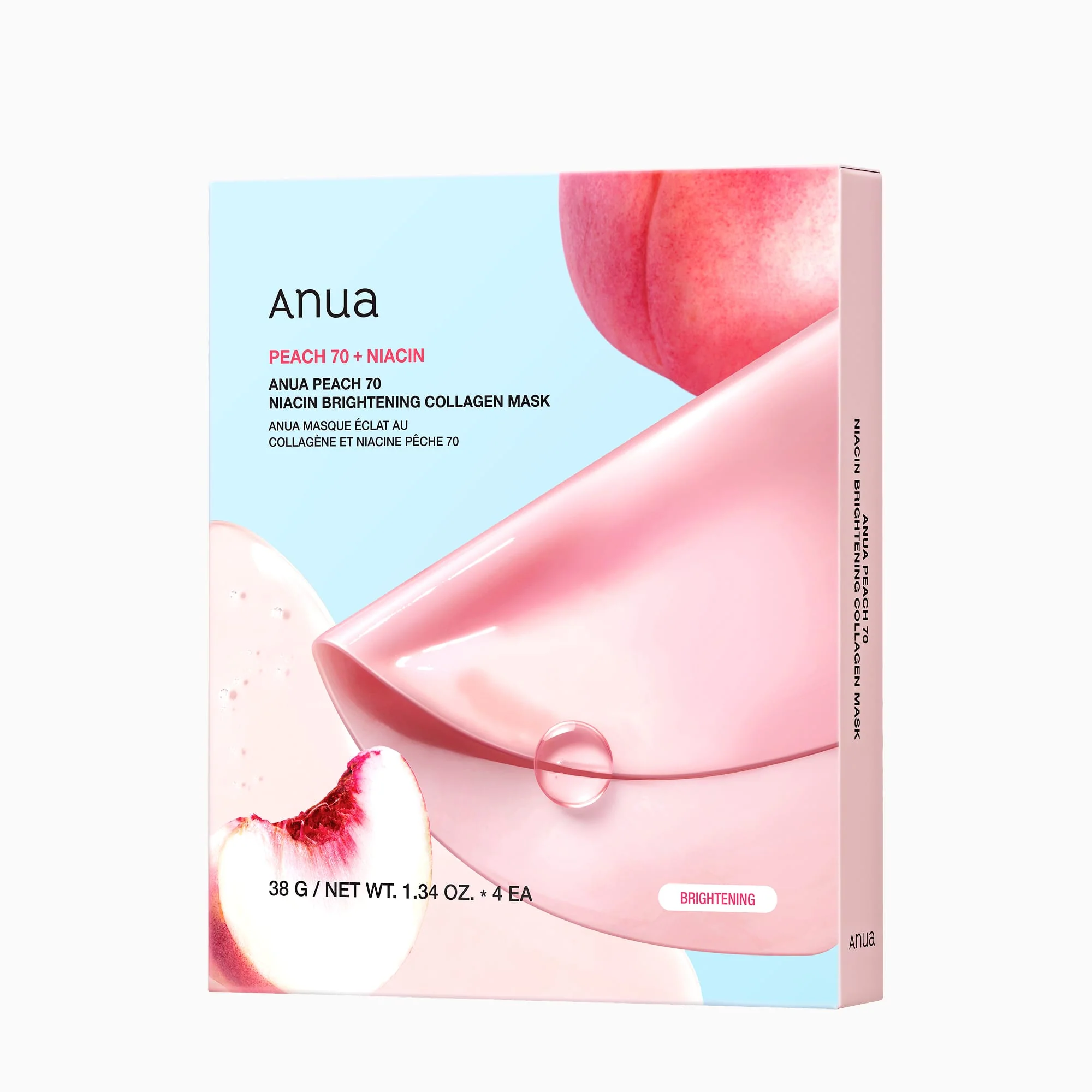 Anua Peach 70 Niacin Brightening Collagen Mask