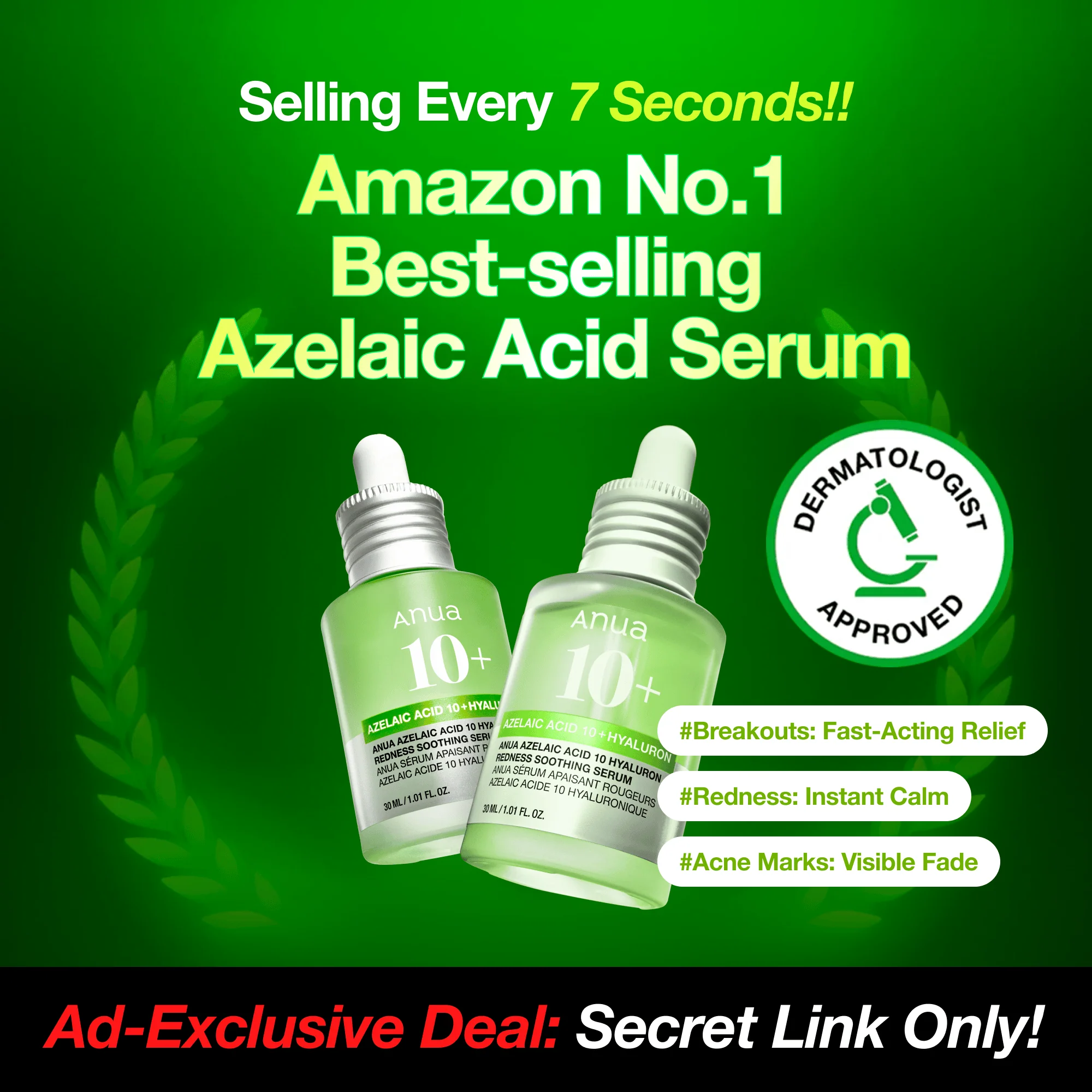 Anua Azelaic Acid Redness Soothing Serum