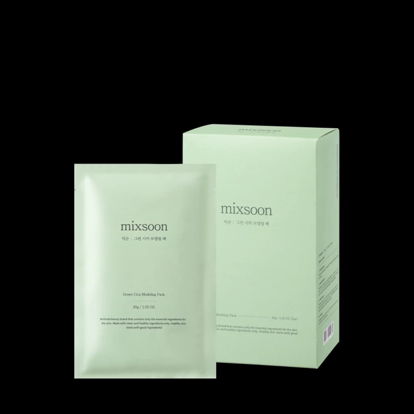 Mixsoon Green Cica Modeling Face Mask 5ea