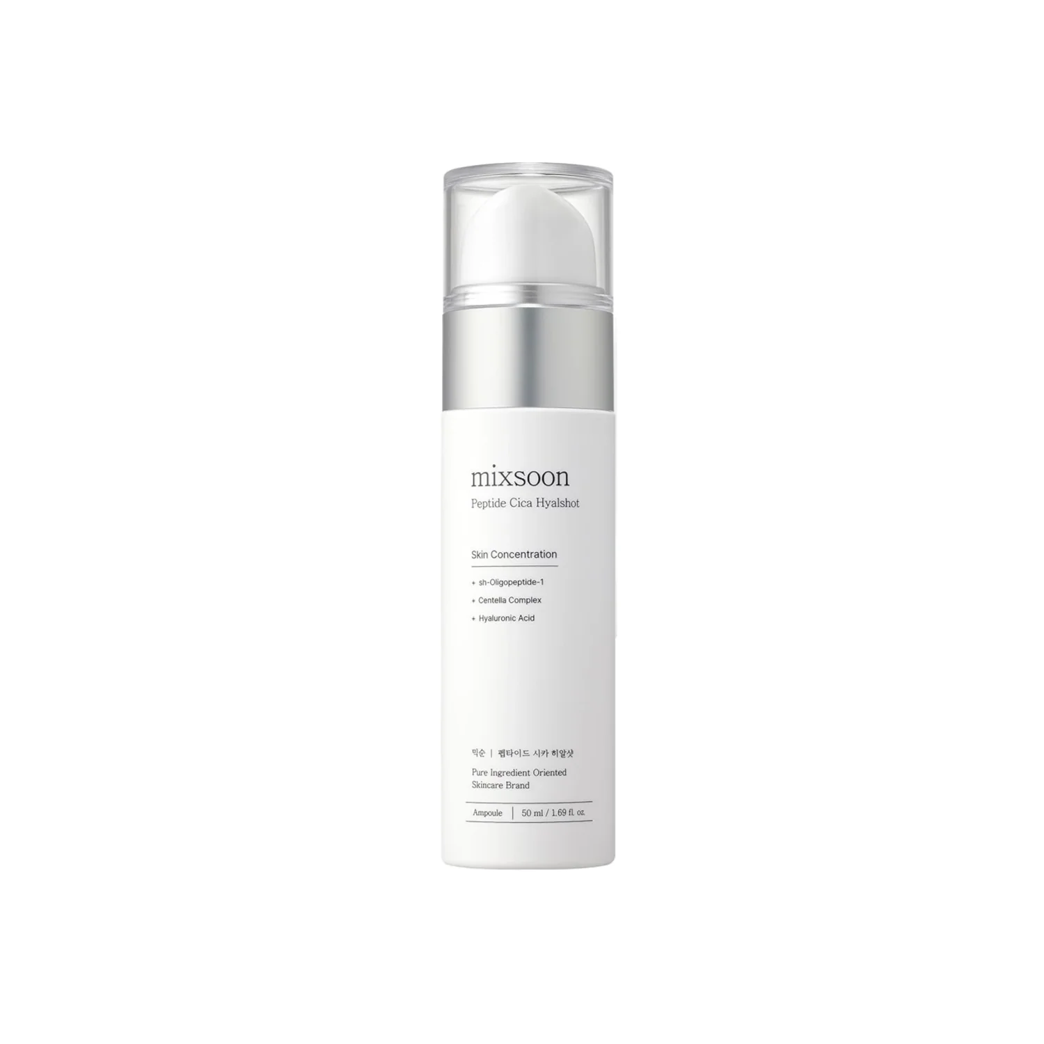 Mixsoon Peptide Cica Hyal-Shot 1.69 fl.oz/50ml