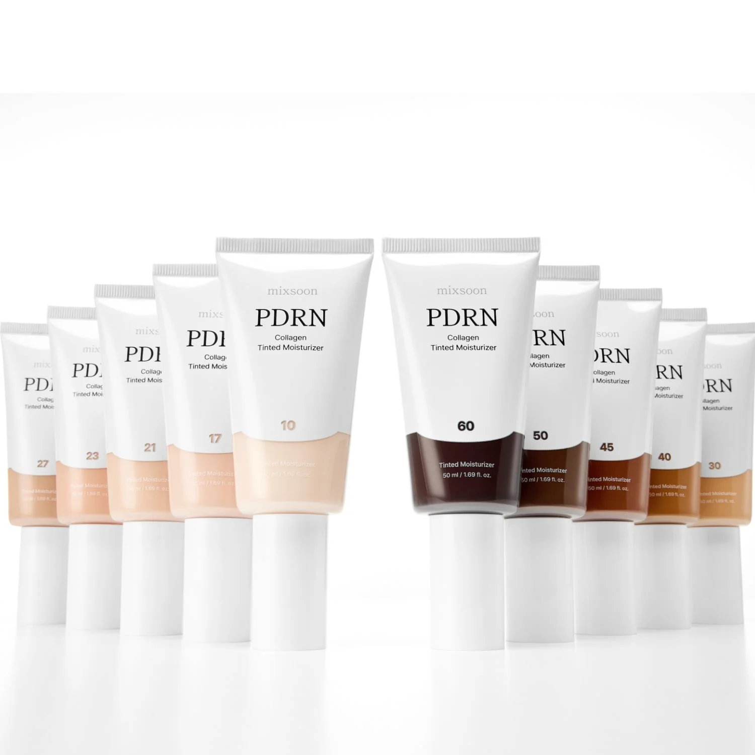 Mixsoon PDRN Collagen Tinted Moisturizer | All 10 Shades